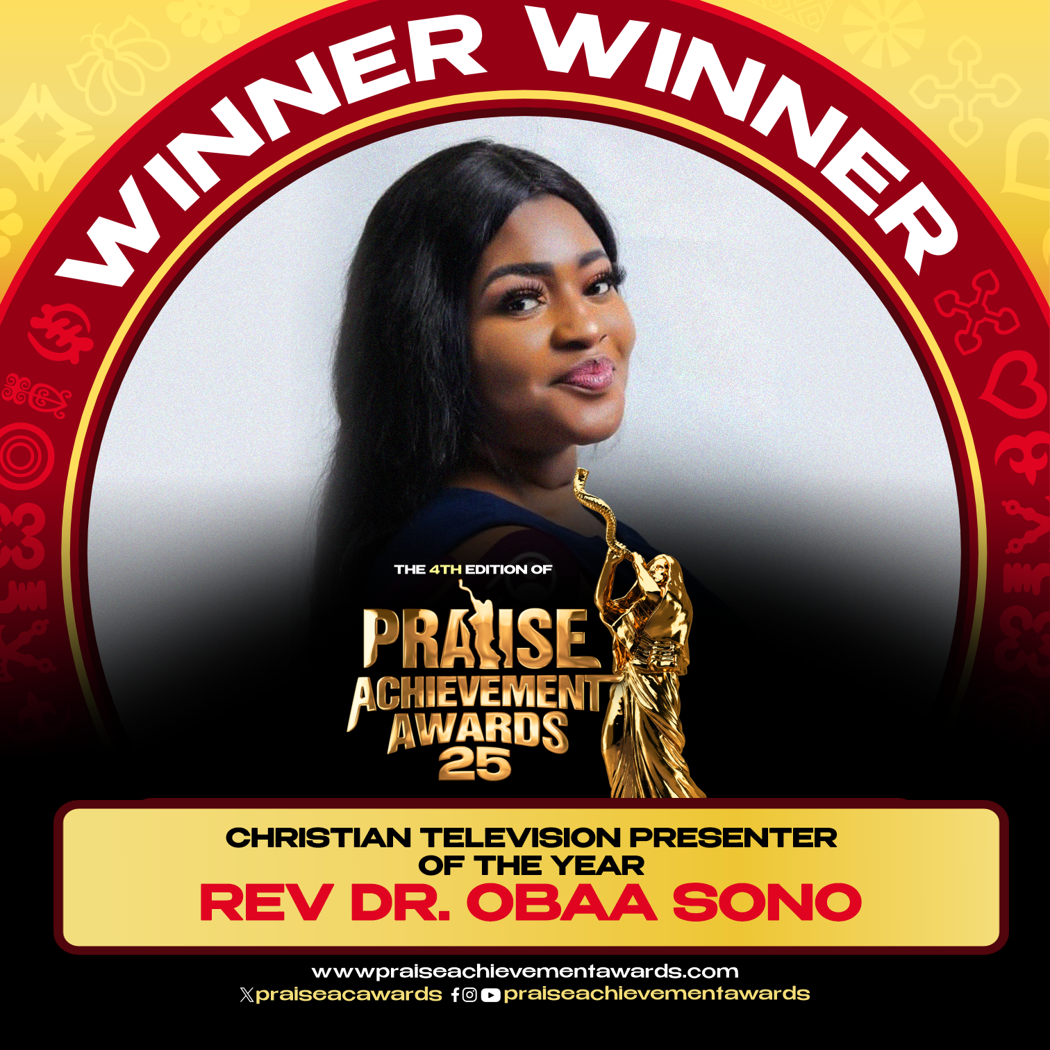 CHRISTIAN TELEVISION PRESENTER OF THE YEAR