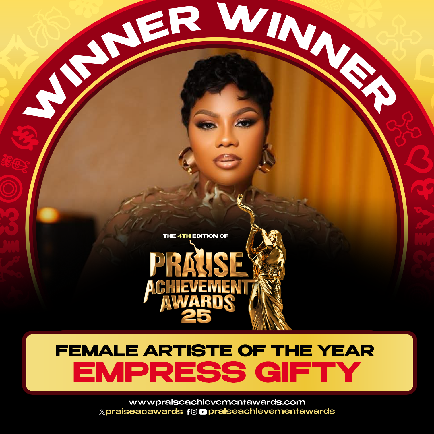 FEMALE ARTISTE OF THE YEAR