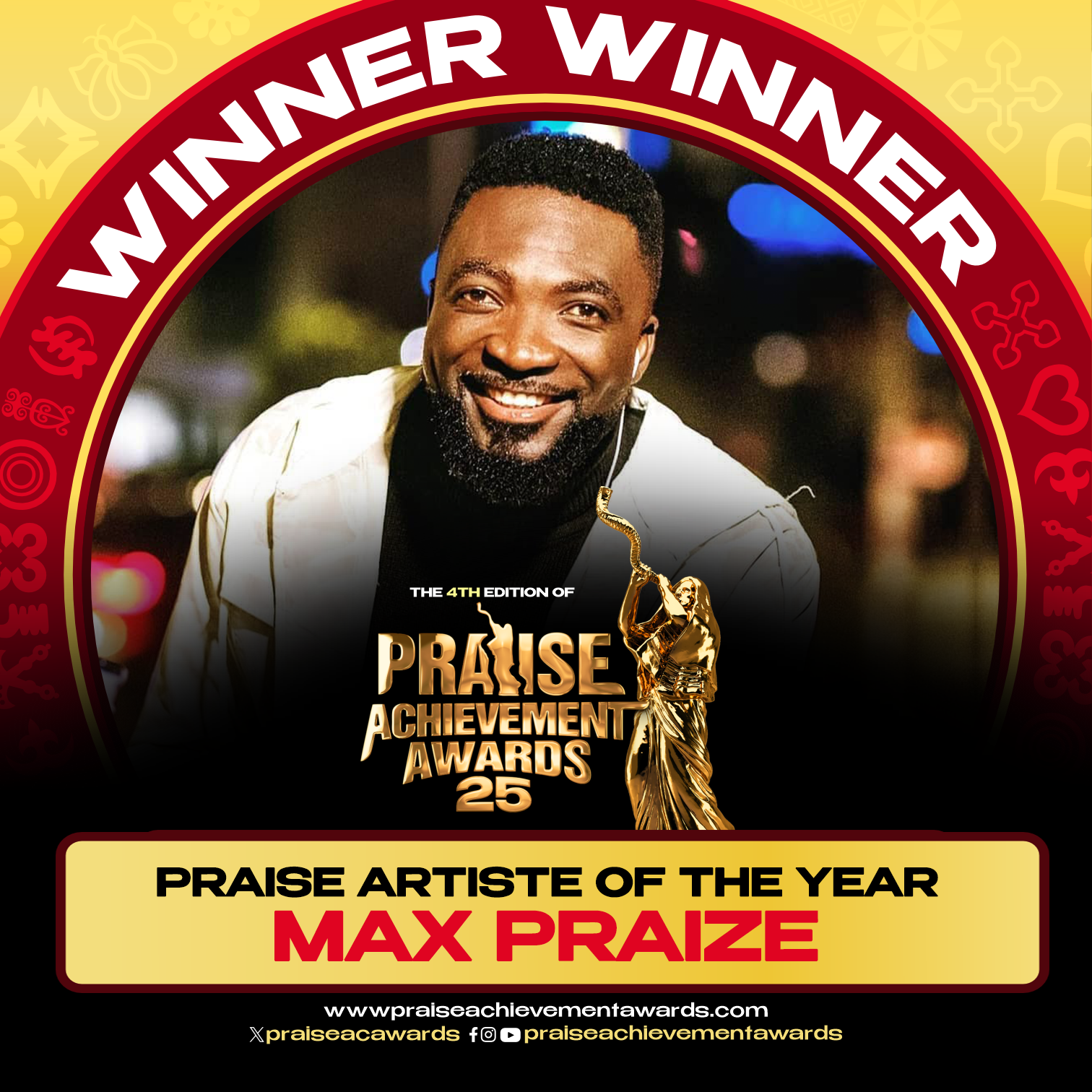 PRAISE ARTISTE OF THE YEAR